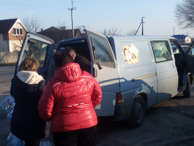 Зображення до публікації: Поїздка до АТО разом з Андрієм Гуцолом. Допомога воїнам від бориспільців.