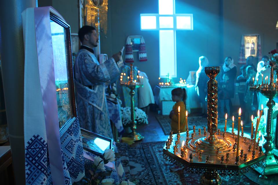 Зображення до публікації: Спільна служба архієреїв Константина та Олега на свято Покрови Пресвятої Богородиці.