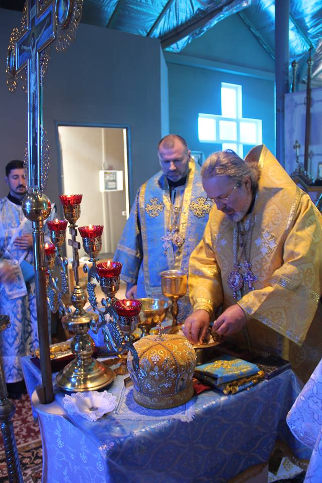 Зображення до публікації: Спільна служба архієреїв Константина та Олега на свято Покрови Пресвятої Богородиці.