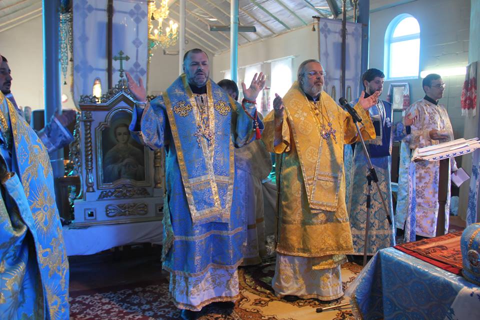 Зображення до публікації: Спільна служба архієреїв Константина та Олега на свято Покрови Пресвятої Богородиці.