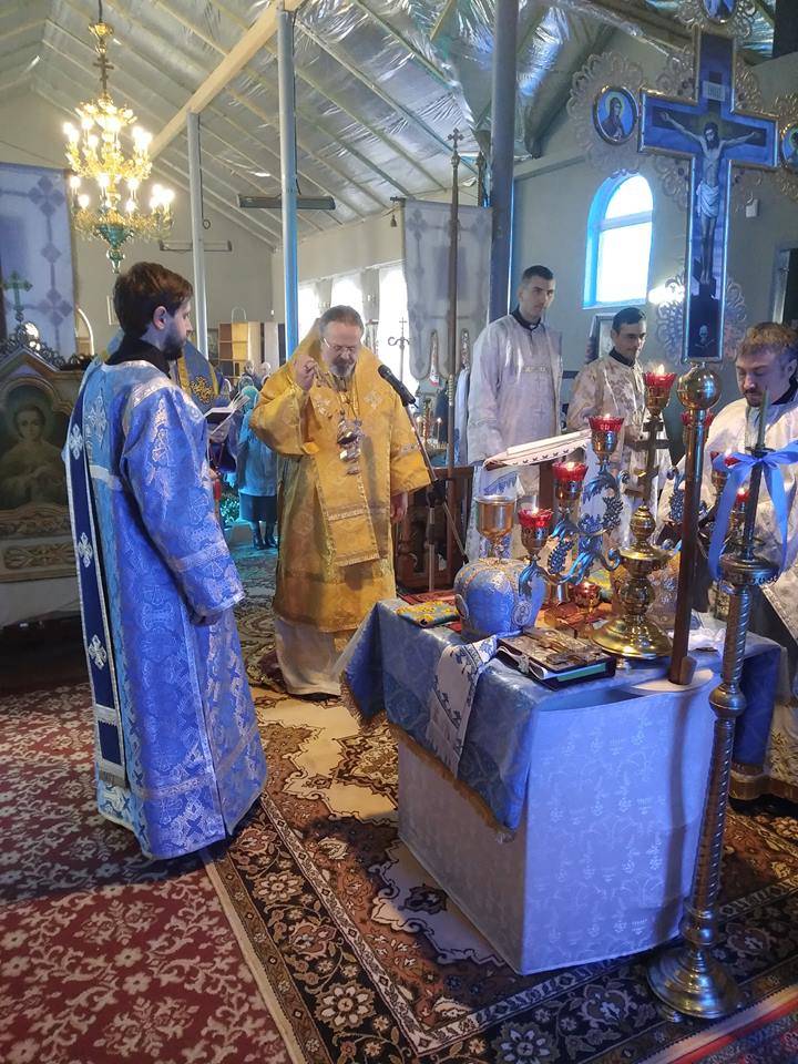 Зображення до публікації: Спільна служба архієреїв Константина та Олега на свято Покрови Пресвятої Богородиці.