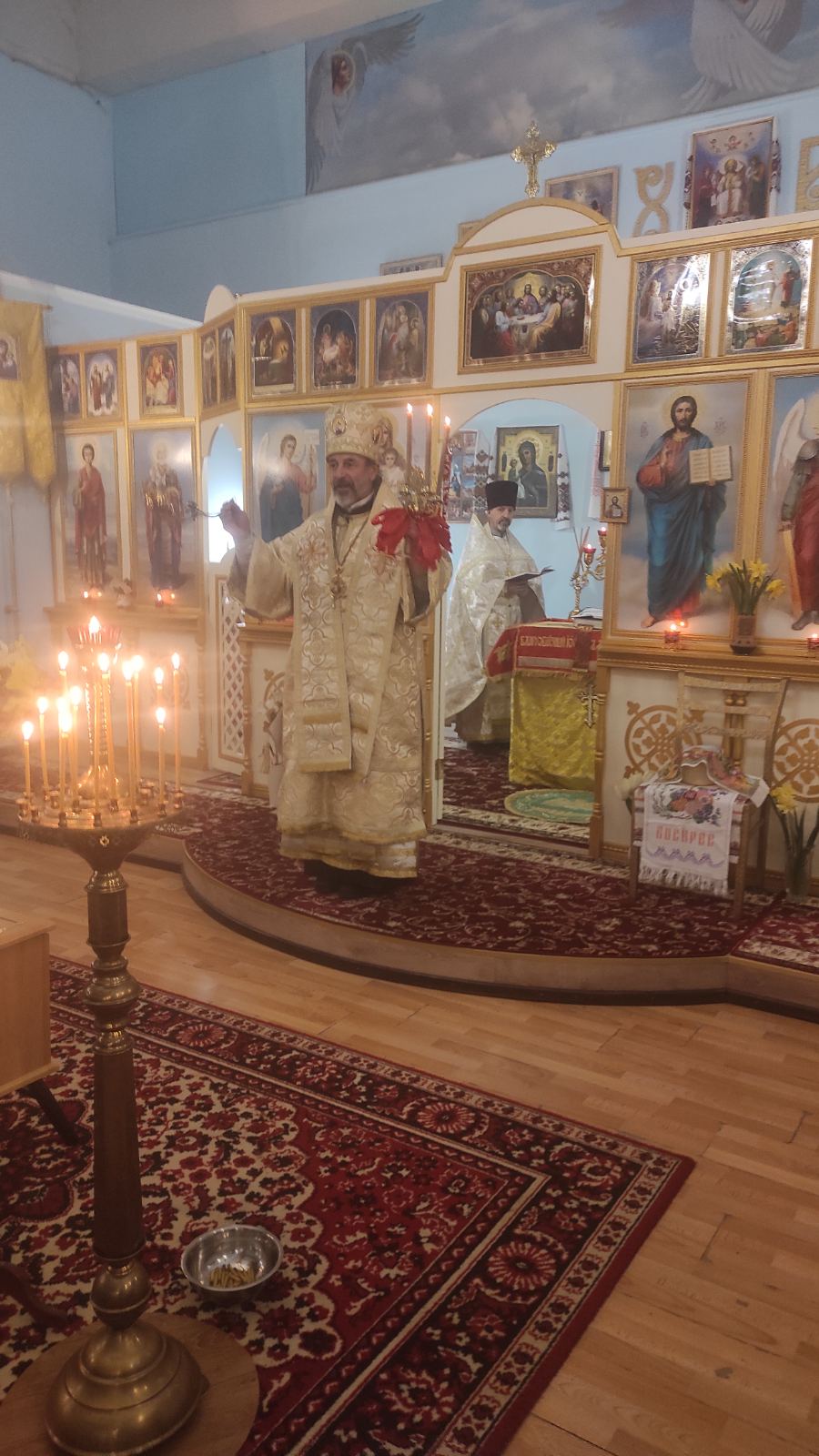 Зображення до публікації: Великдень. Божа служба.